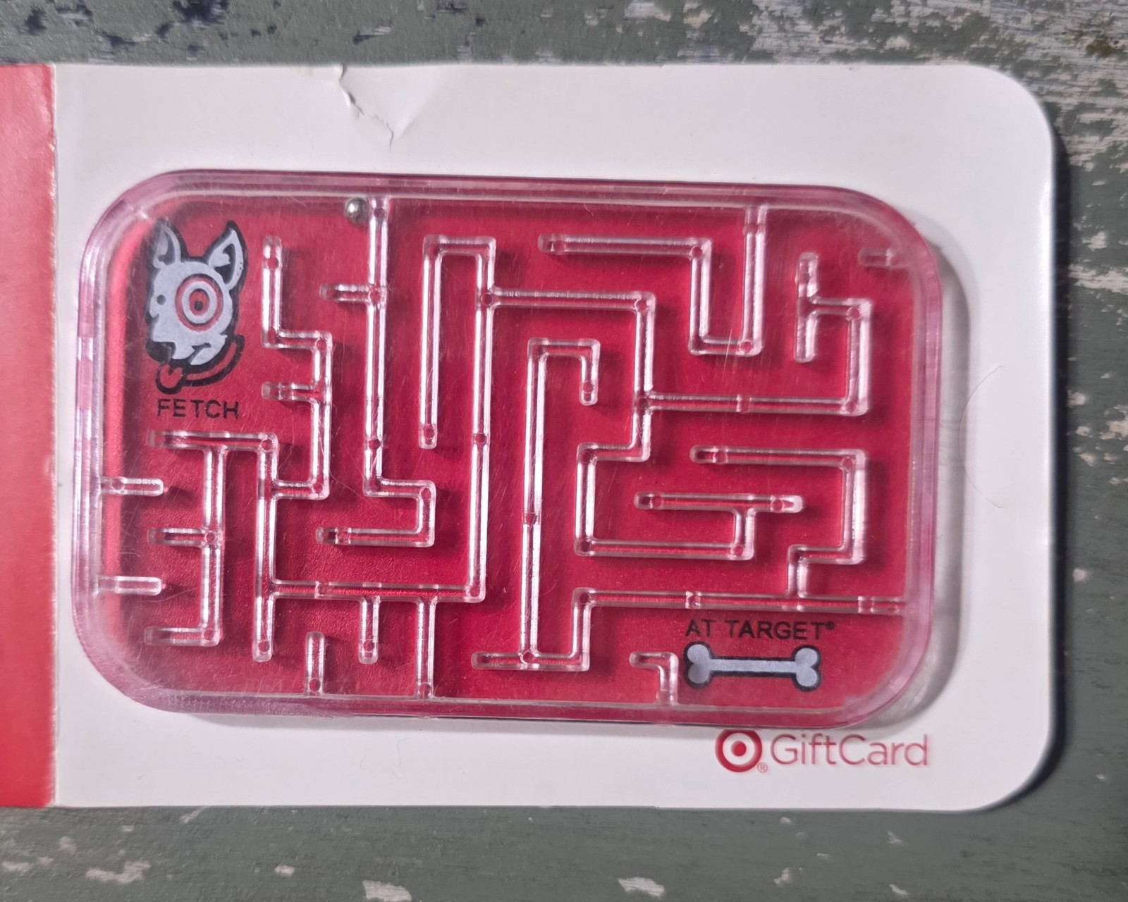 Vintage 2003 Target Gift Card Fetch Dog Maze Game Collectible No Value