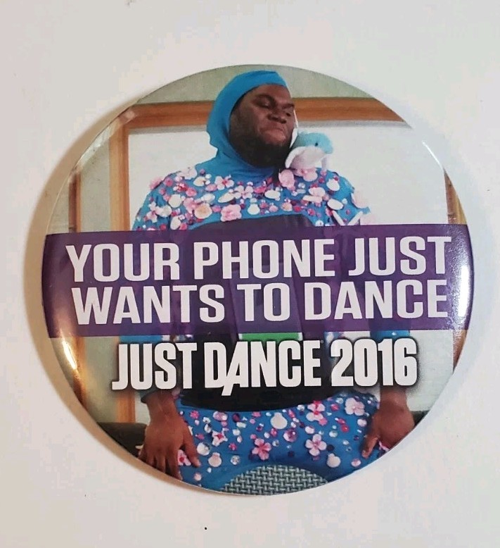 Just Dance 2016 Nintendo Switch PS4 Xbox One Ubisoft Promo Pin Pinback Button