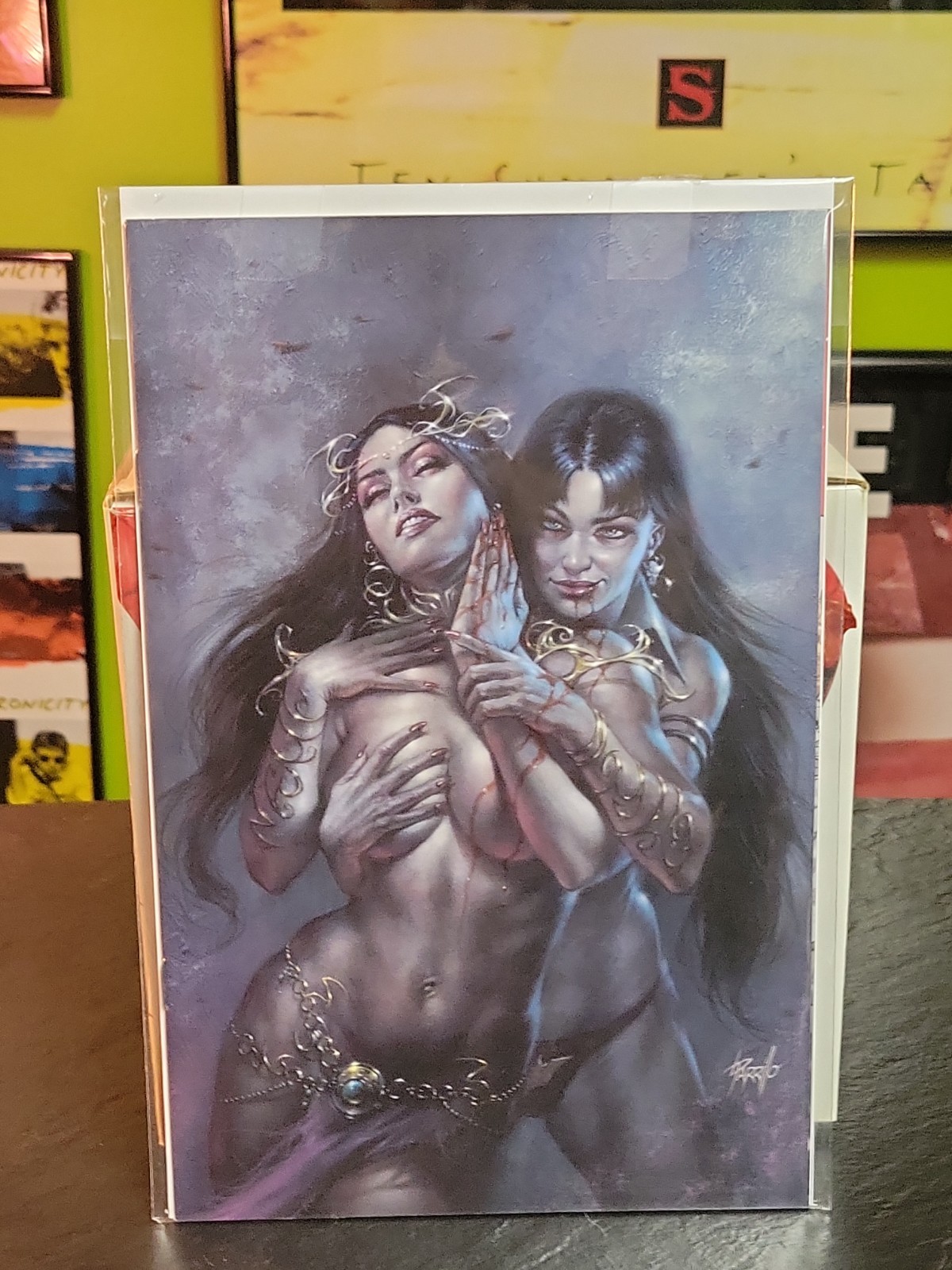 Vampirella Dejah Thoris #5 Lucio Parrillo Virgin Mega Gaming Exclusive NM