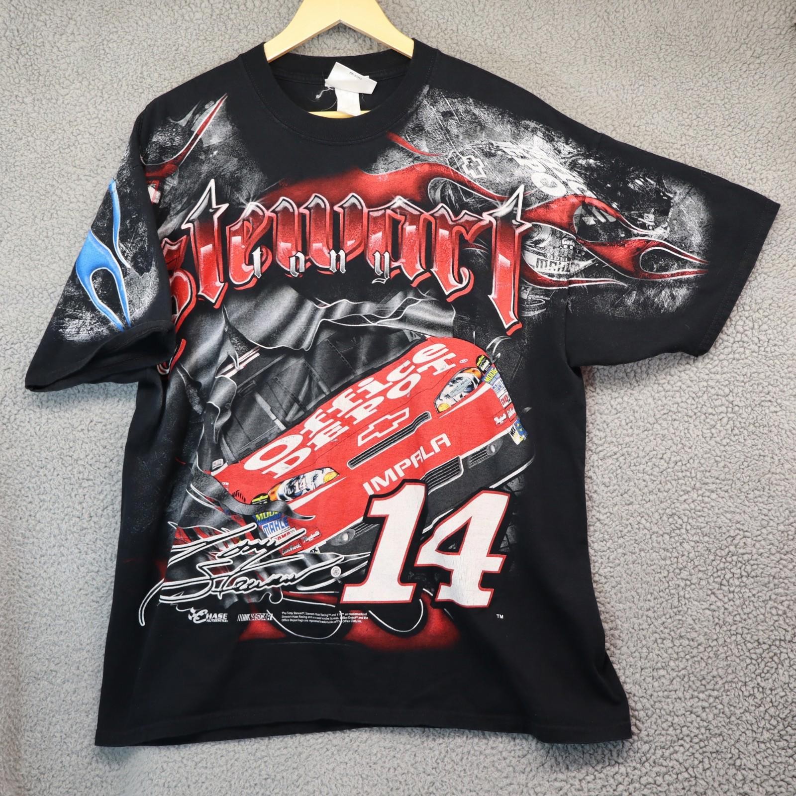 Tony Stewart AOP NASCAR Racing T-shirt home Depot Chase