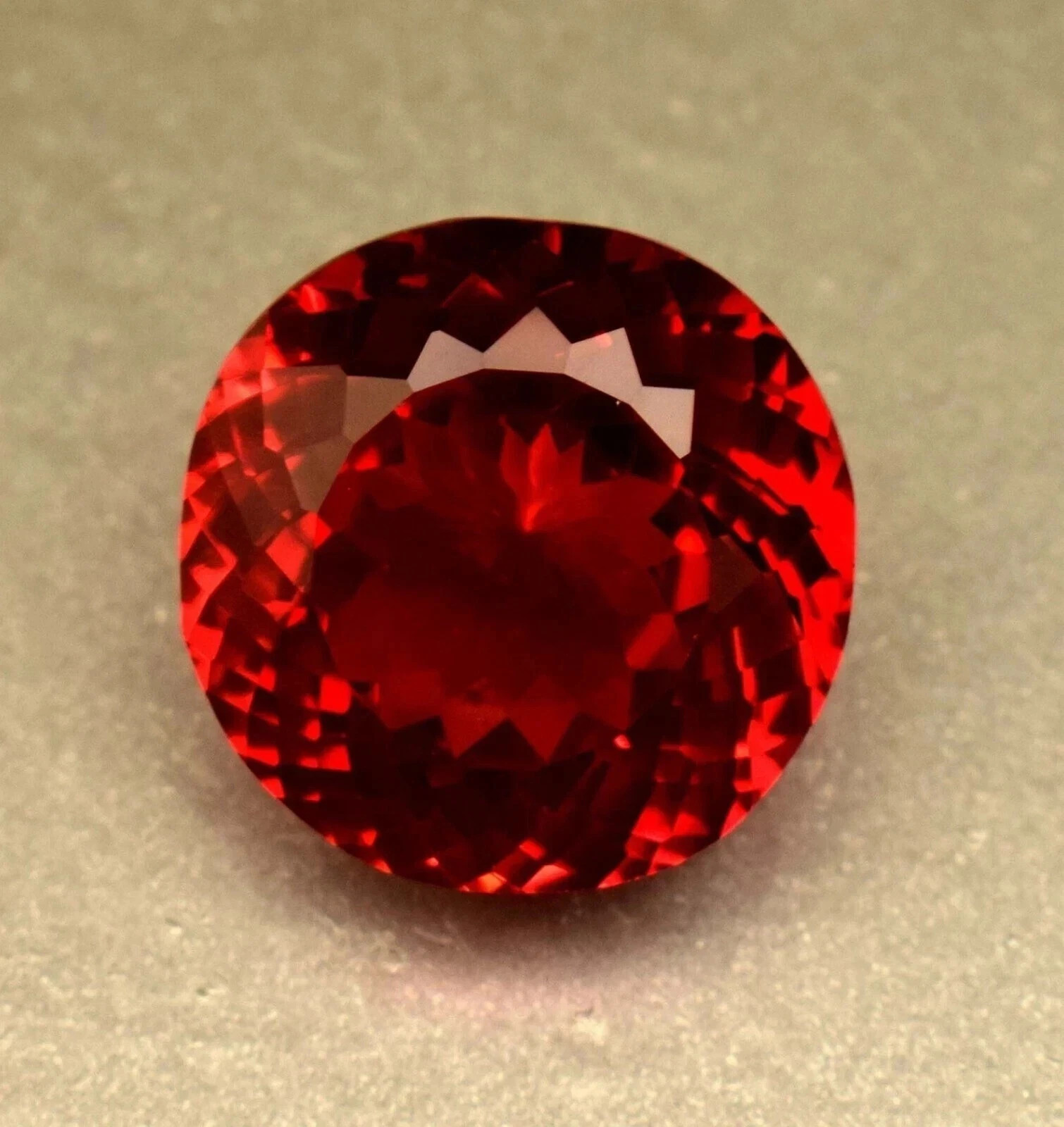 Natural Certified BURMA Pigeon 50.32 Ct + Blood Red Ruby Round Loose Gemstone