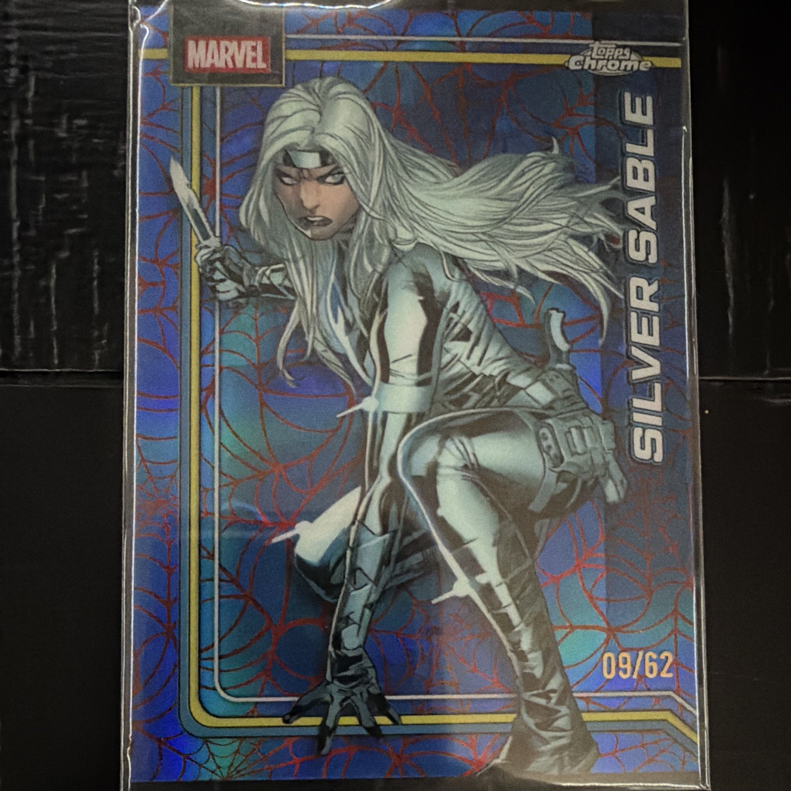Topps Marvel 2021 Topps Chrome Silver Sable #158  /62 SSP Rare