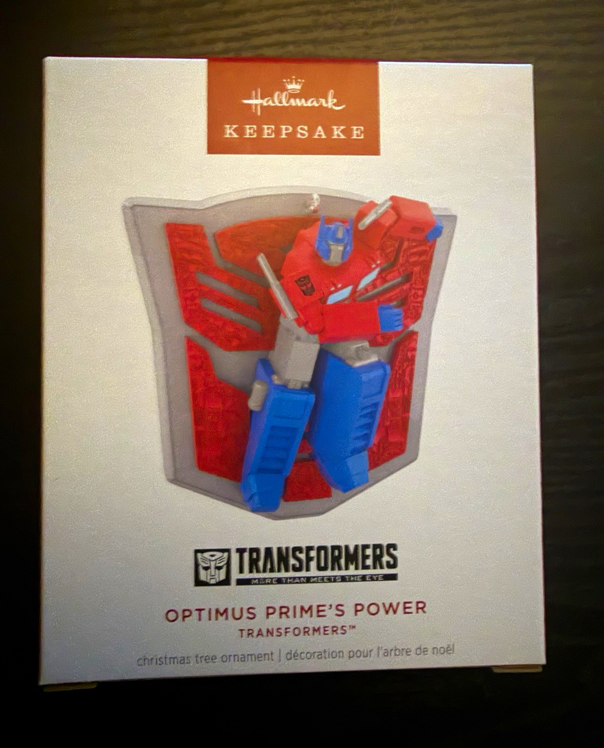 Hallmark Keepsake Transformers Optimus Prime's Power Hanging Ornament 2026