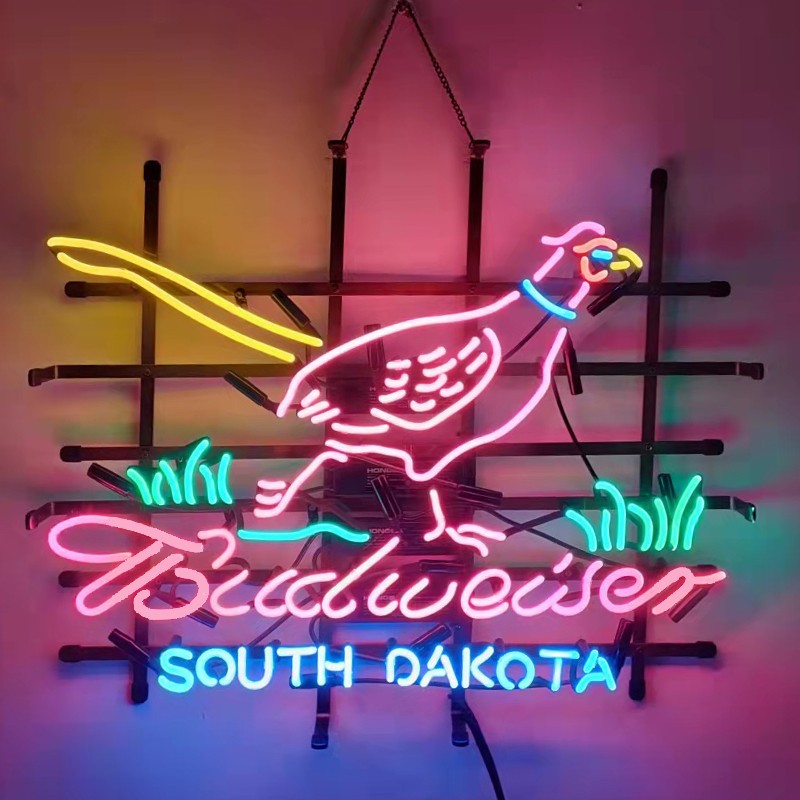 US STOCK Hunt Pheasant South Dakota Beer Neon Sign 19