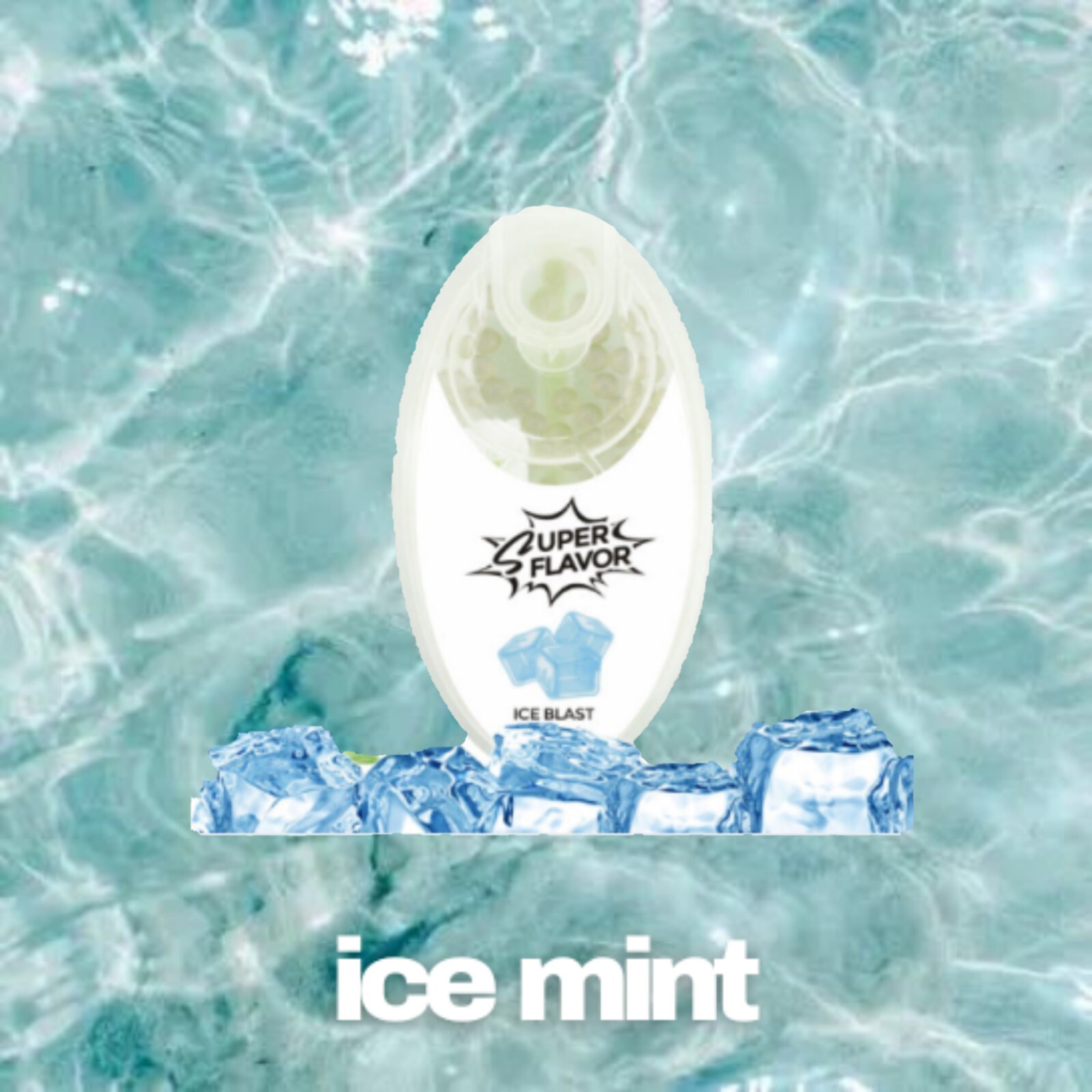 10 Pack Bundle Of 100 Menthol/Ice Mint Flavor Balls