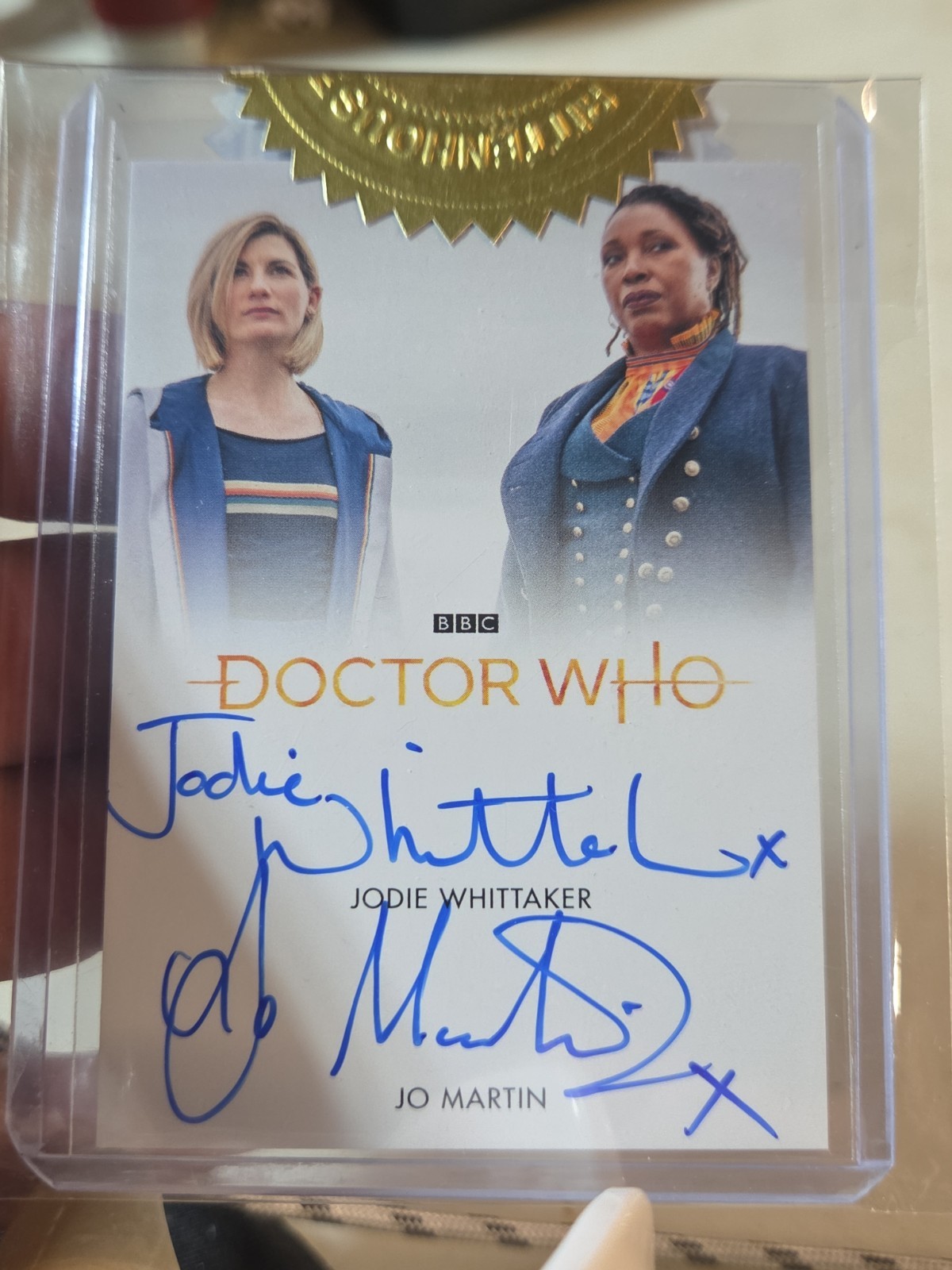 2022 Rittenhouse Doctor Who Jodie Whittaker & Jo Martin Dual Auto Card
