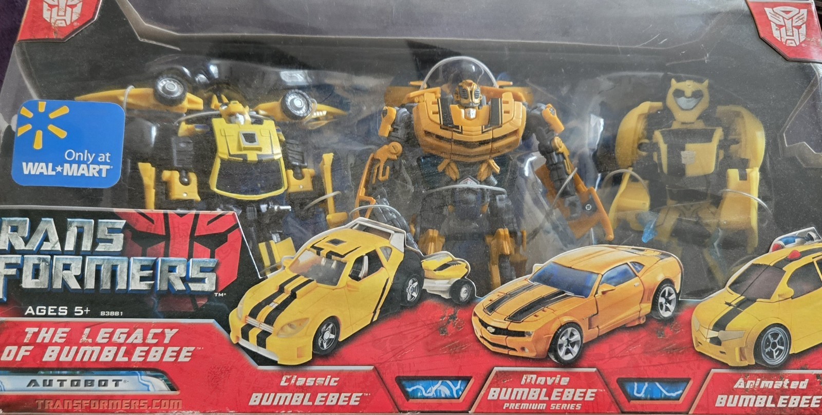 Exclusive Hasbro Transformers The Legacy of Bumblebee Boxed Figure 2008