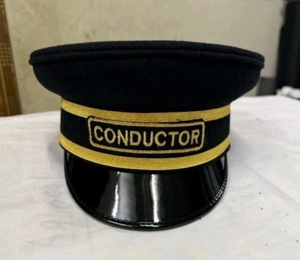 Train Conductor Railway Cap is a unique and stylish hat All Sizes Available 