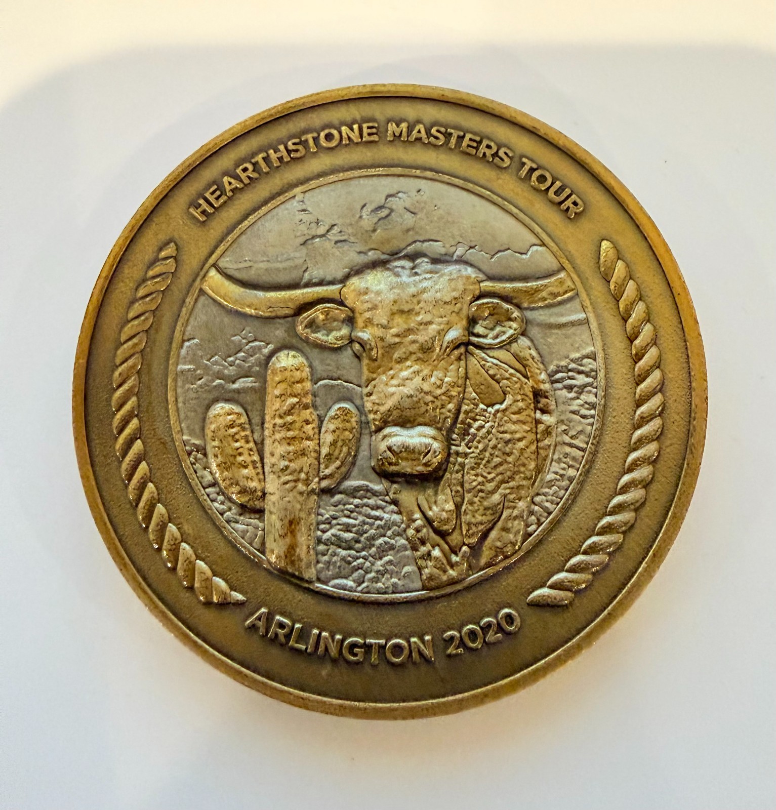 Hearthstone Masters Tour Arlington 2020 Challenge Coin - Authentic From Event