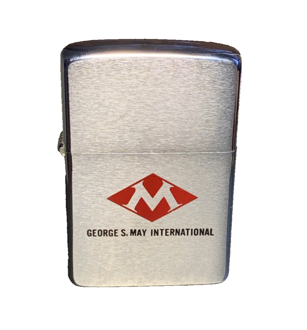 Vintage Zippo 1980's George S May International, lightly used