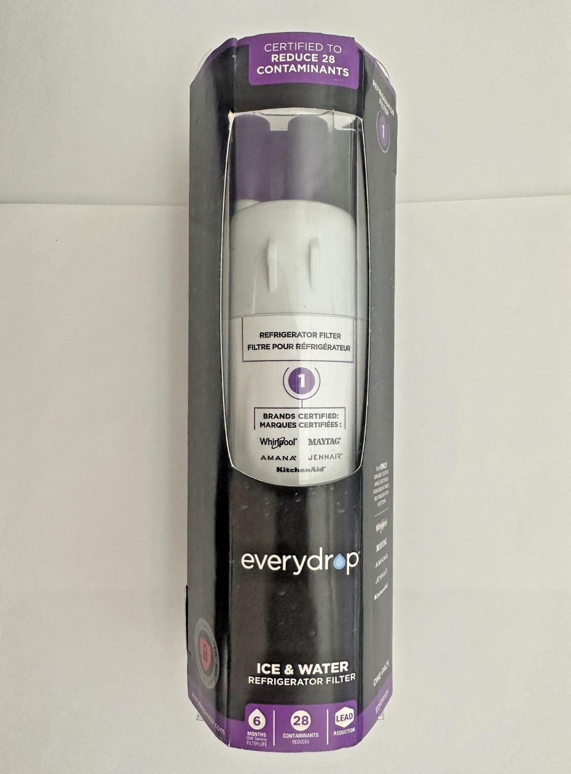 everydrop by Whirlpool Ice and Water Refrigerator Filter 1, EDR1RXD1