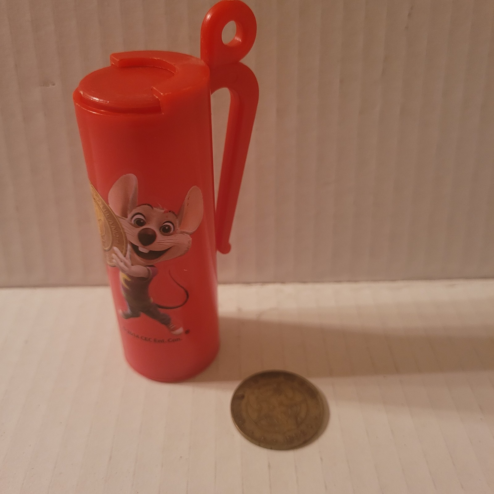 Chuck E Cheese 1992 Token And 2014 Token Dispenser