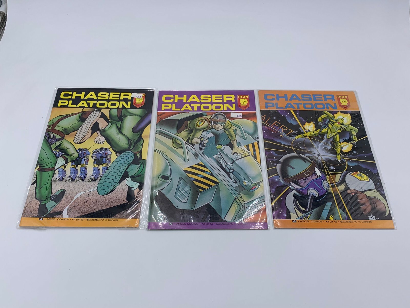 Lot of 3 Chaser Platoon Comics, Aircel Comics