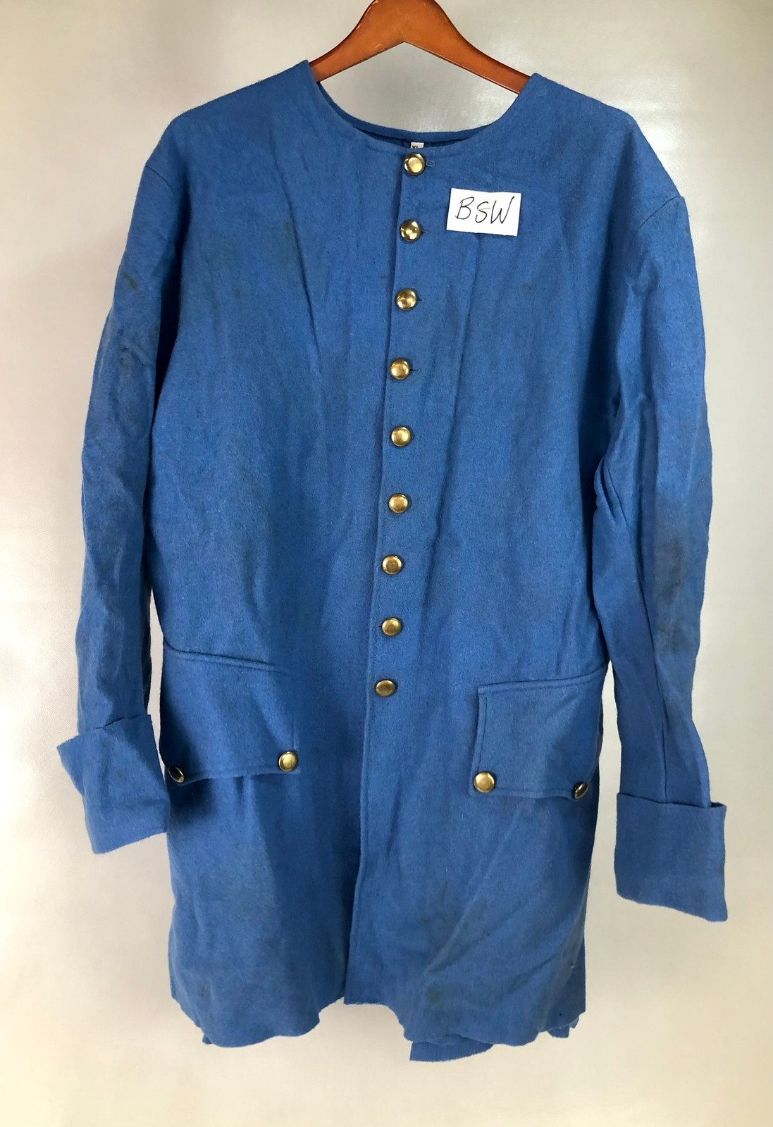 Film Used French Blue Sleeved Waistcoat - Size 46