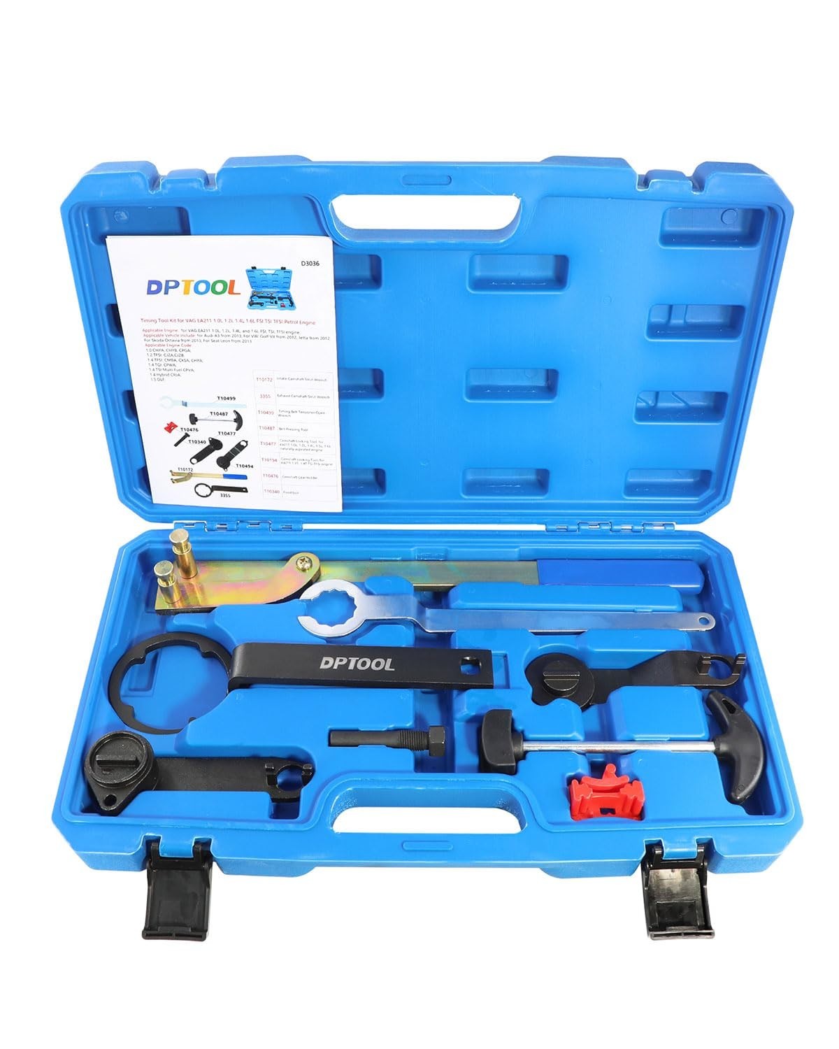 DPTOOL Engine Camshaft & Crankshaft Timing Tool Set for VW Audi VAG Petrol