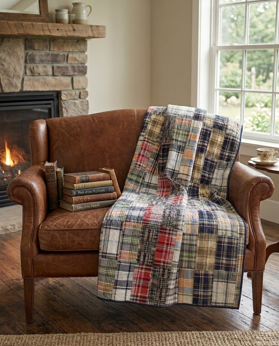 Handmade The Haberdasher's Heirloom Patchwork KING Size Cotton Finished QUILT