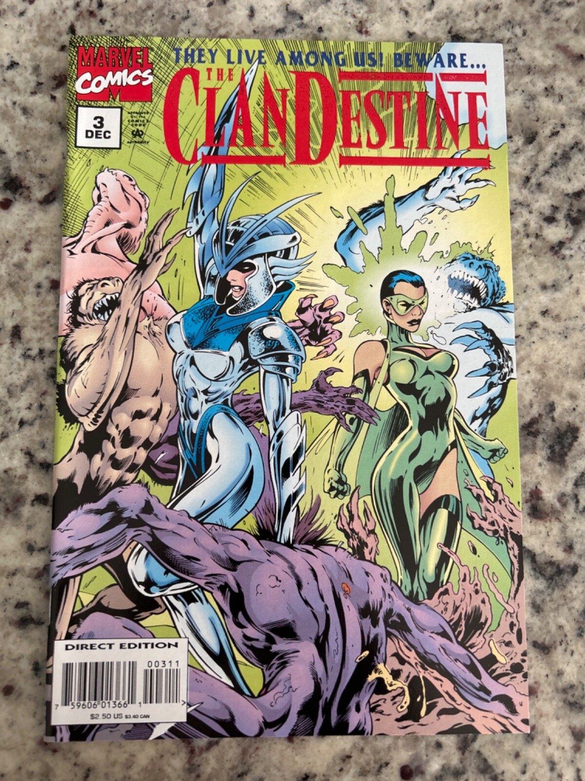 Clandestine #3 Maxi-Series (Marvel, 1994) vf