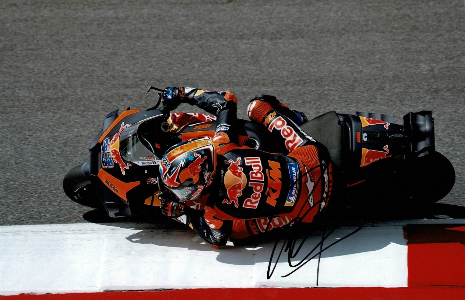 Jack Miller #43 Signed 23-24 Red Bull KTM Factory Racing MotoGP 12x8 Photo + COA
