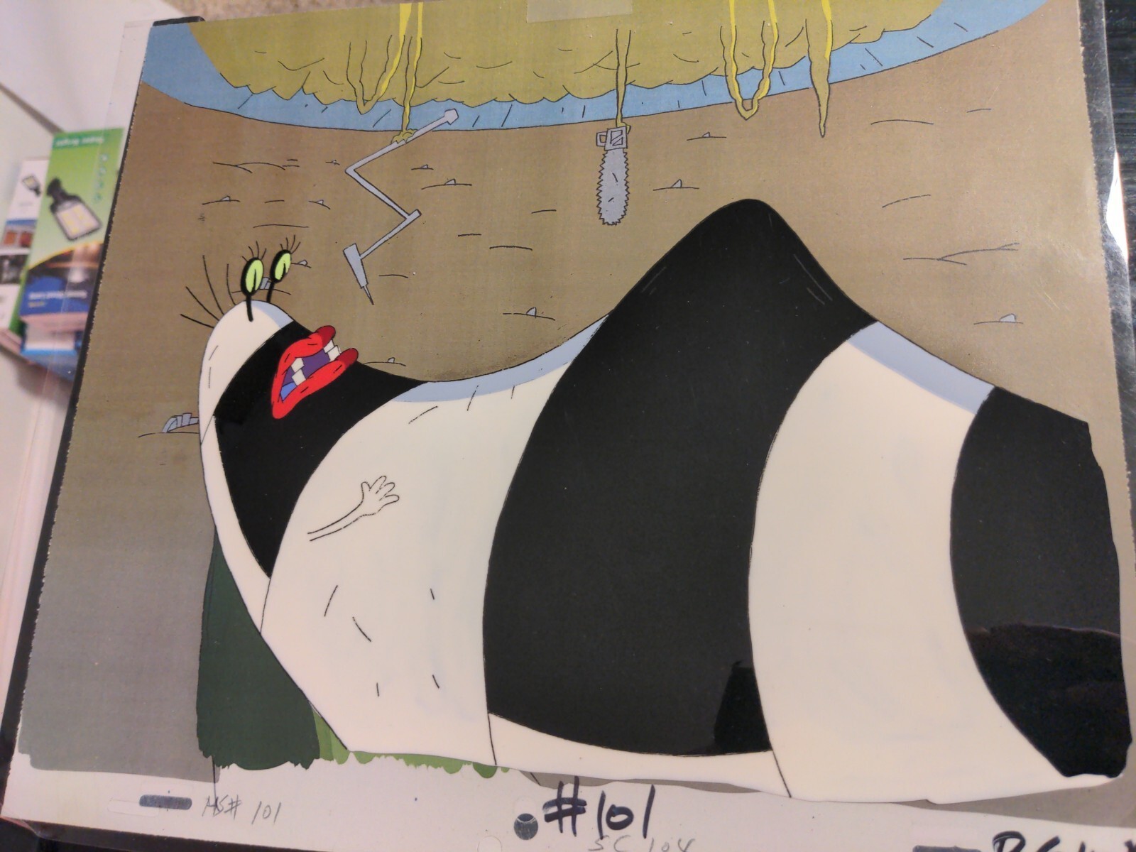 AAAHH REAL MONSTERS animation cel background Production art Nickelodeon   HT1