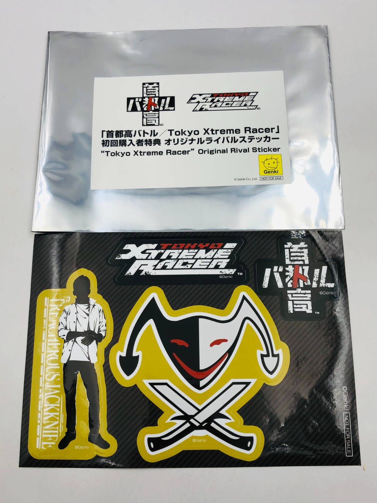 Tokyo Xtreme Racer First Purchase Bonus Original Rival Seal Sticker C NO GAME