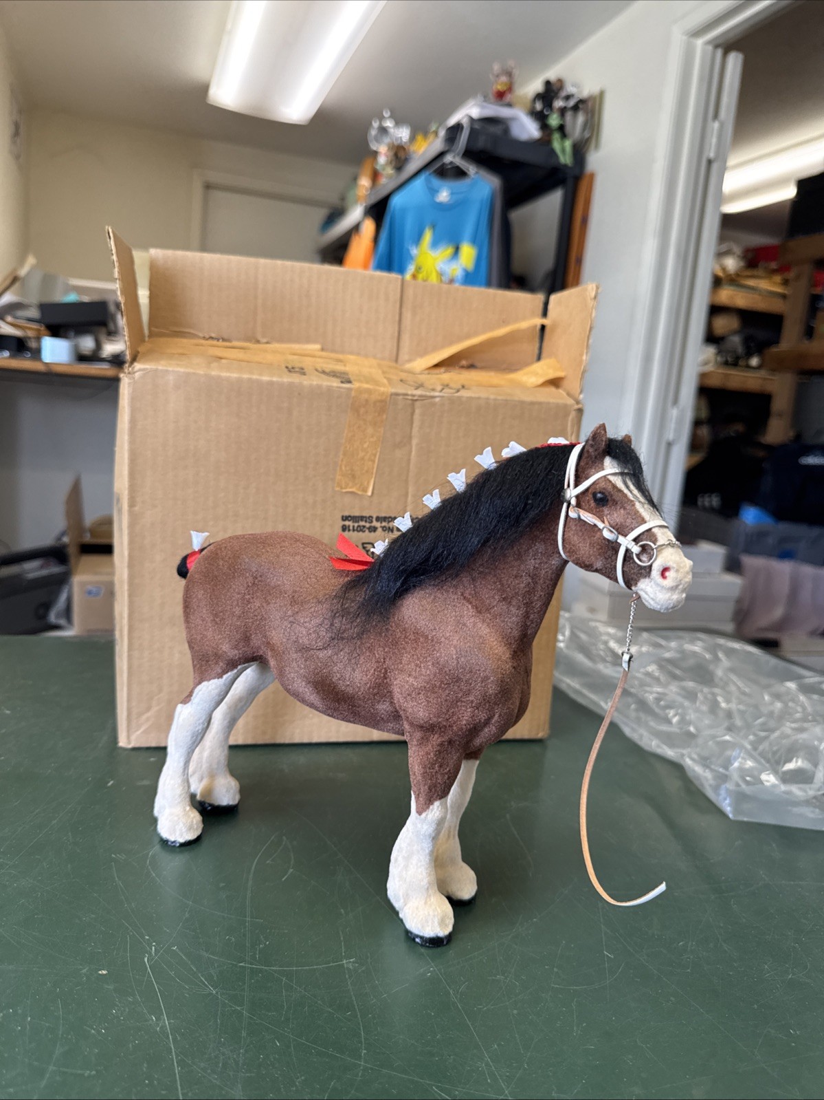 VTG Breyer 1983-1984 Sears Wish Book Flocked Bay Clydesdale Draft 83FLK 20116