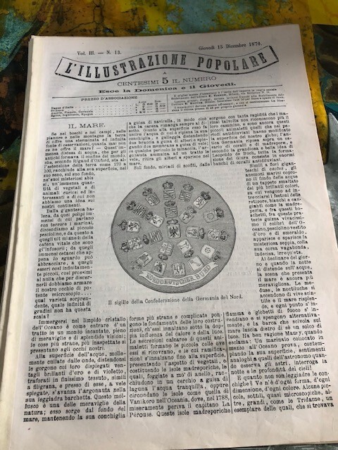 L'Illustrazione Popolare 13 1870 Politeama di Genoa, Rouen splendid ENGRAVINGS