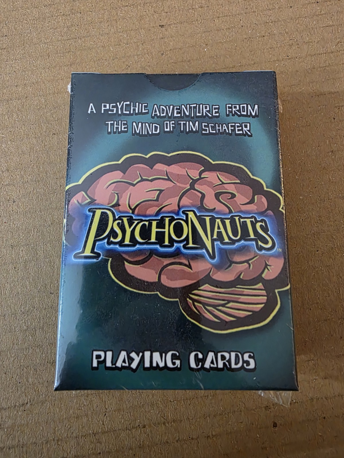 Psychonauts Playing Cards Rare Promo Pre Order Bonus - Brand New Sealed