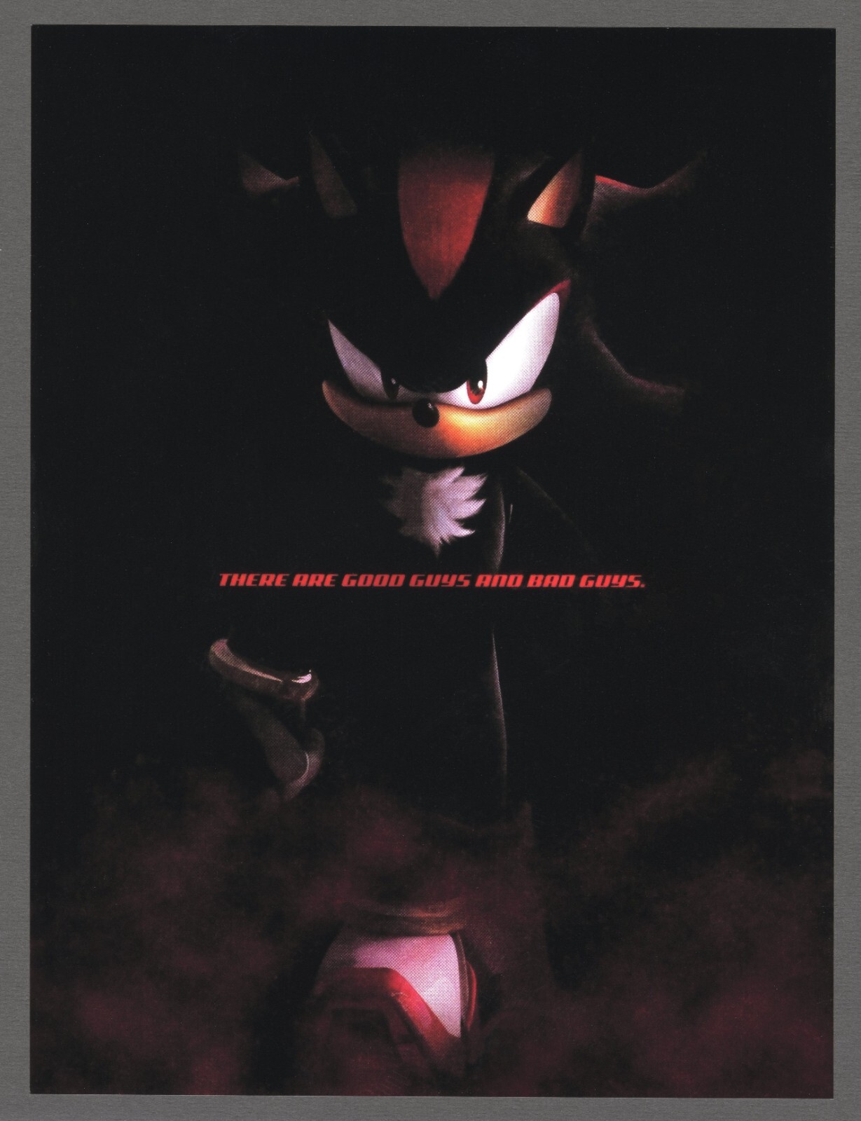 Shadow The Hedgehog 2005 Playstation 2 PS2 Xbox GameCube Art Print Glossy Poster