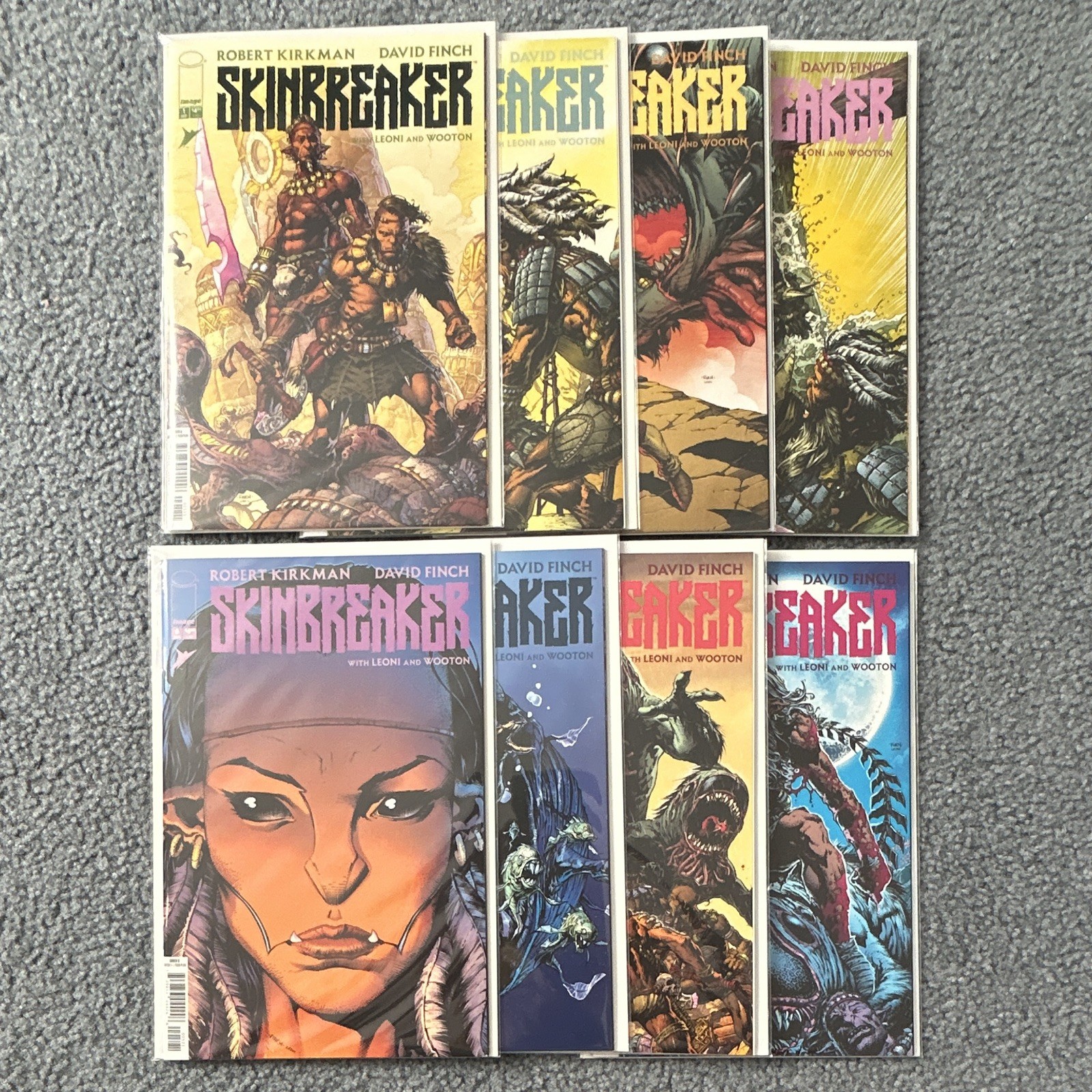 Image Comics Skinbreaker #1-8 Complete Set Lot Robert Kirkman 1st Prints 2026