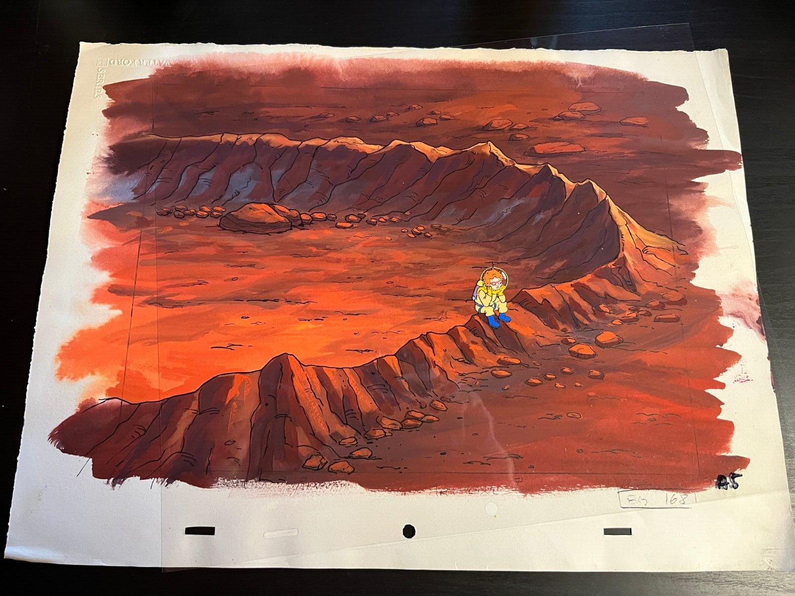 Original 1994 Magic School Bus Pilot Animation Cartoon Production Cel