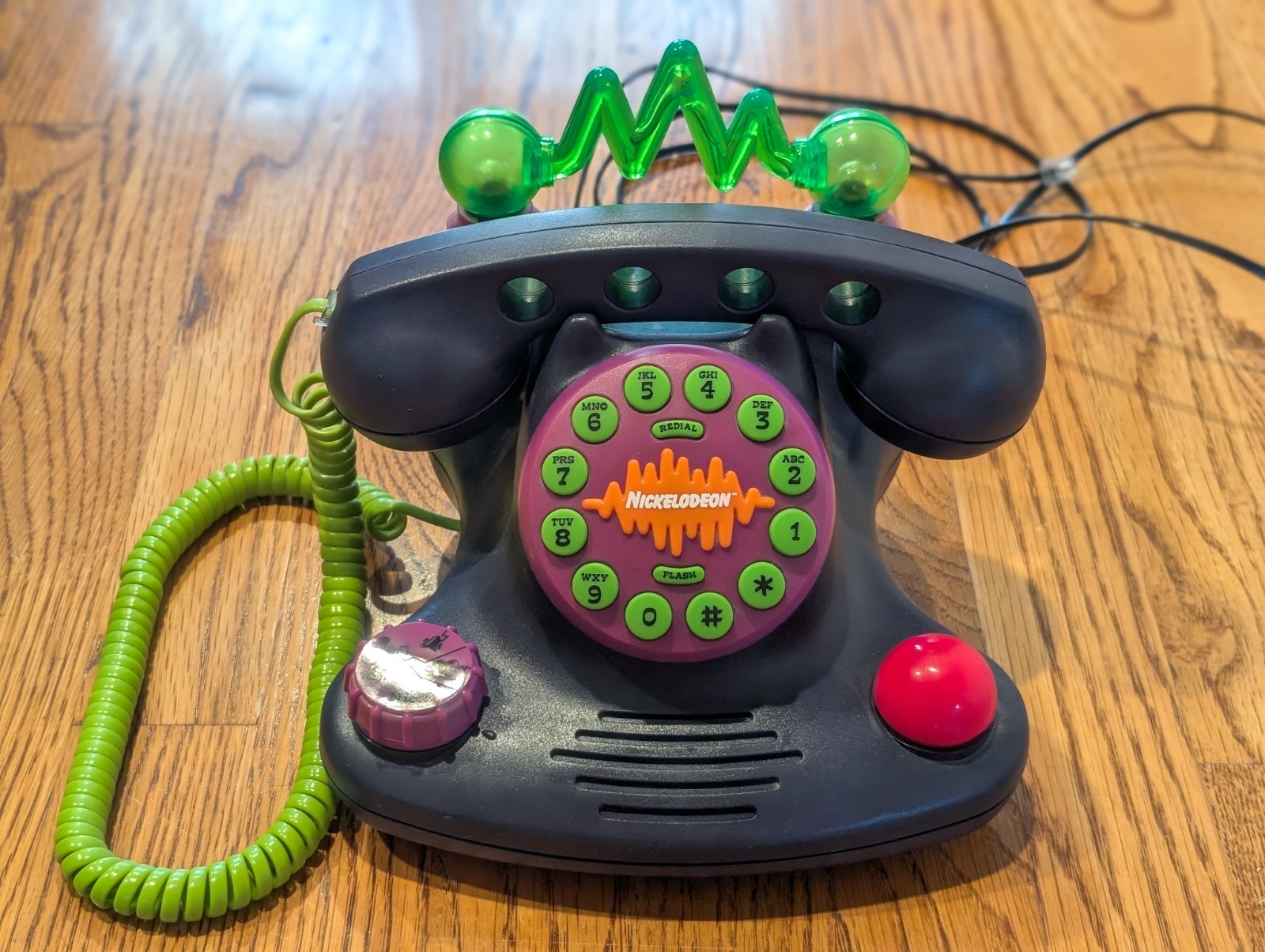 Vintage 1997 Nickelodeon Talk Blaster N2500 Telephone w/ Manual UNTESTED 90s