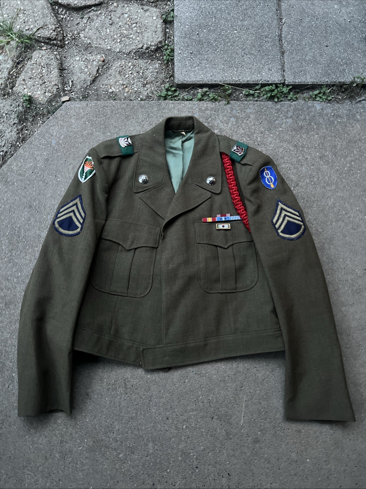 1950s 8th Infantry Division Ike Jacket Size 42 R (JJ582