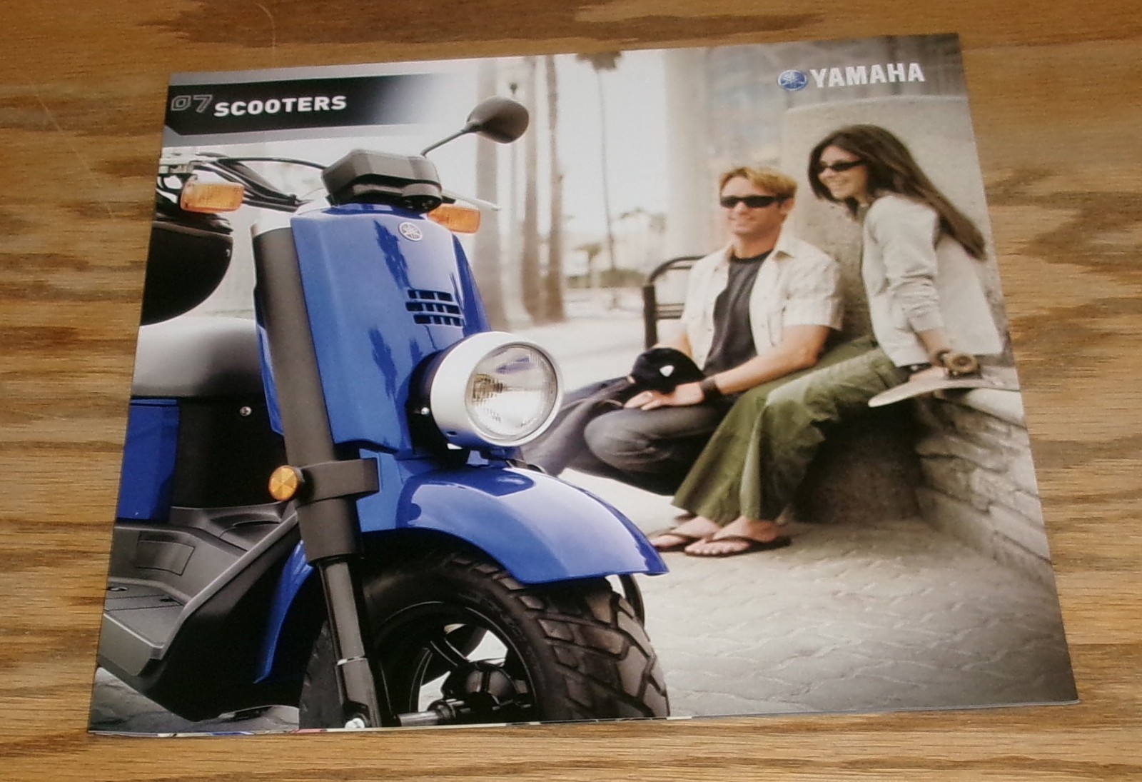 Original 2007 Yamaha Scooter Deluxe Sales Brochure 07 Vino Majesty Morphous C3
