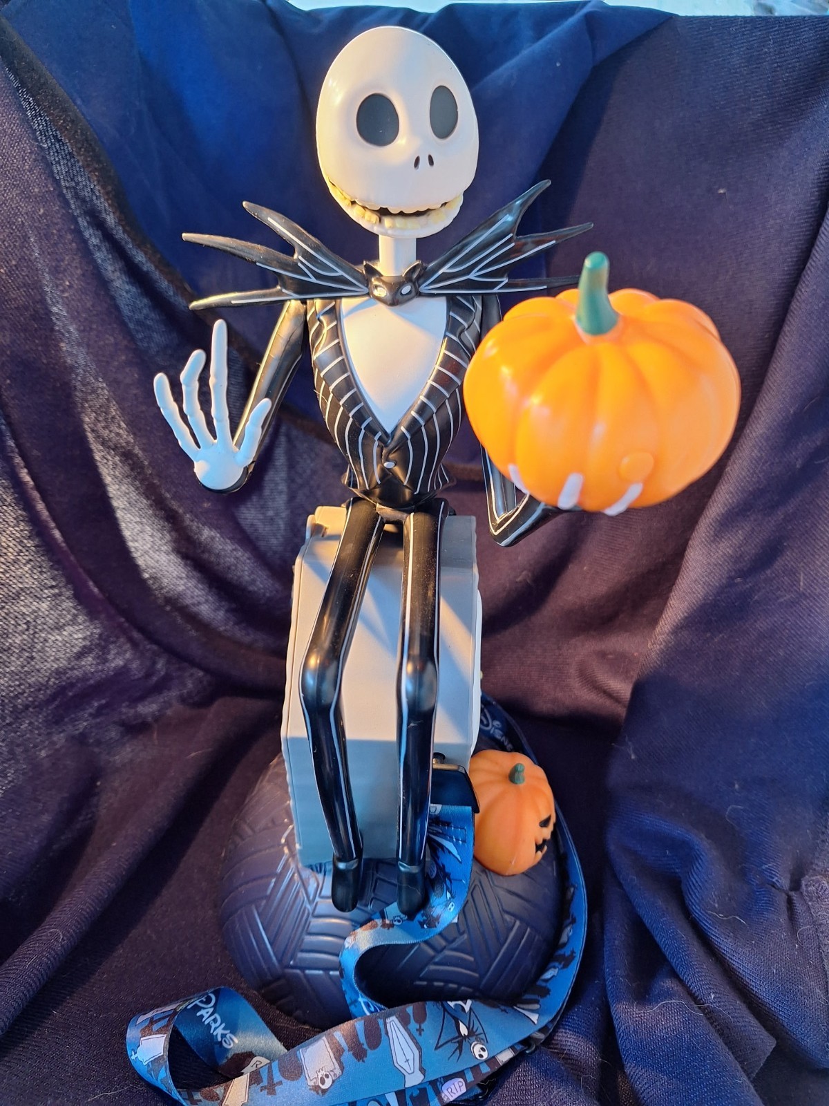 Disney Parks 2025 Nightmare Jack Skellington Halloween LU Popcorn Bucket New