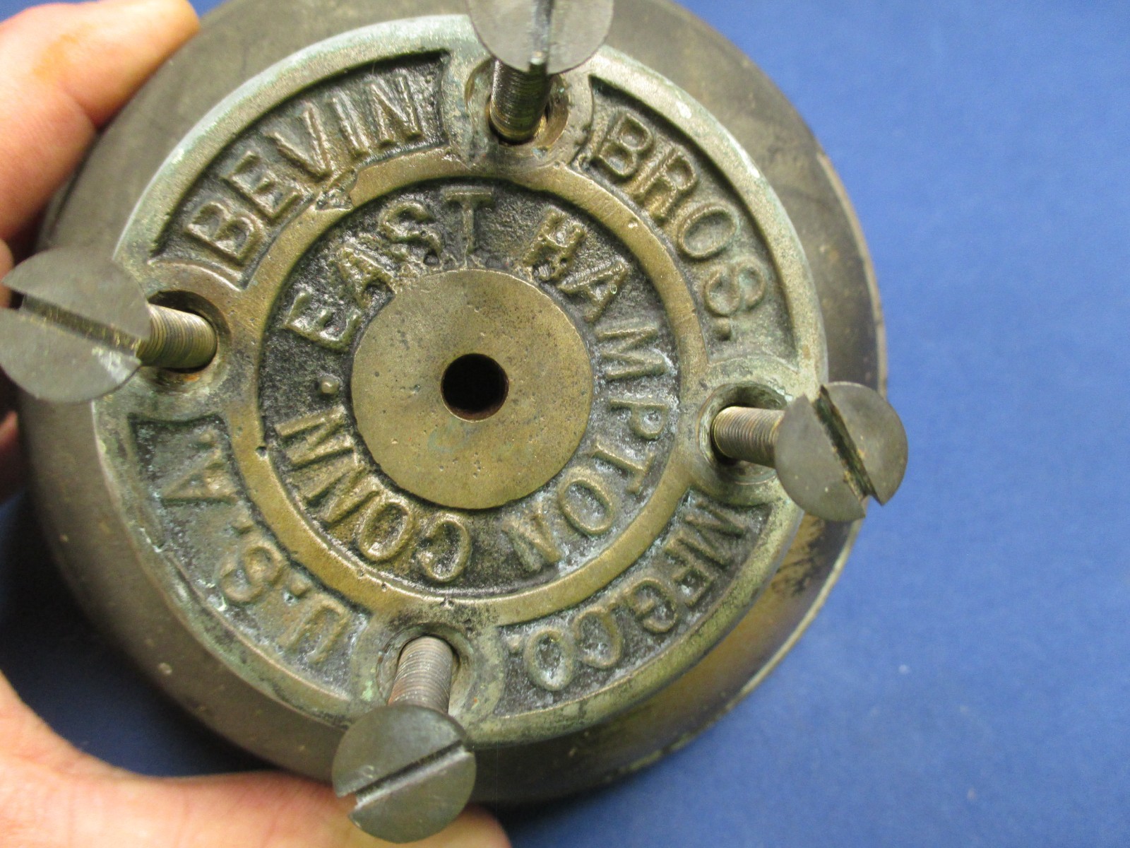 Vtg. Bevin Bros. Bermuda Carriage Bell Foot Operated Early Auto Model Working 