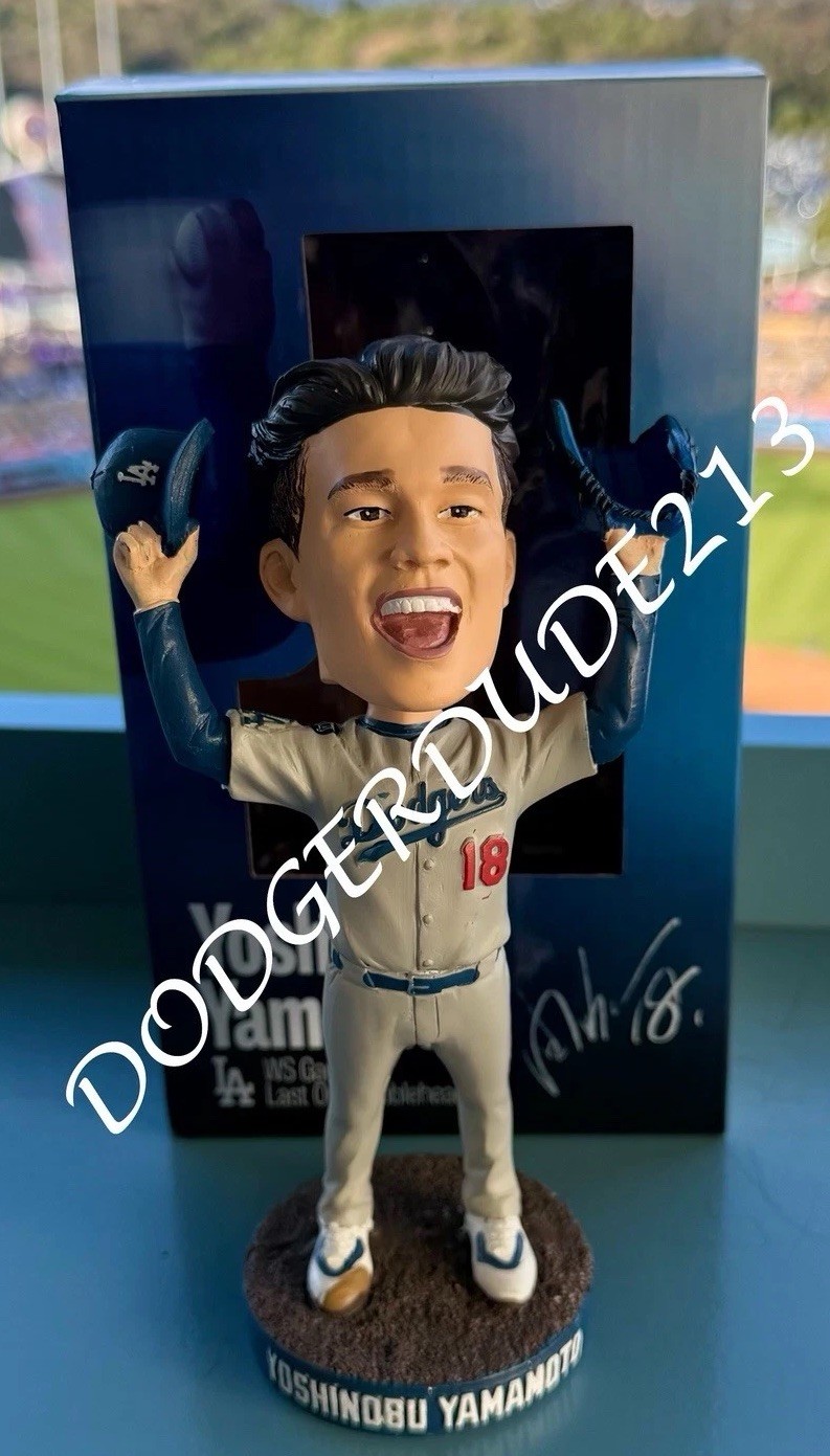 🏆🇯🇵 Yoshinobu Yamamoto Game 7 Last Out Dodgers Bobblehead 5/27/26 🇯🇵🏆