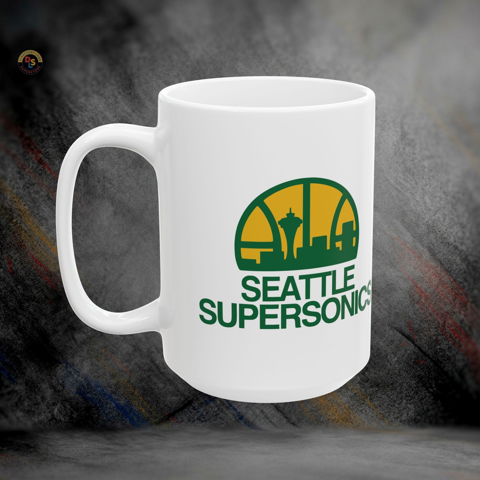 Seattle Supersonics Ceramic Mug | 11 oz or 15 oz