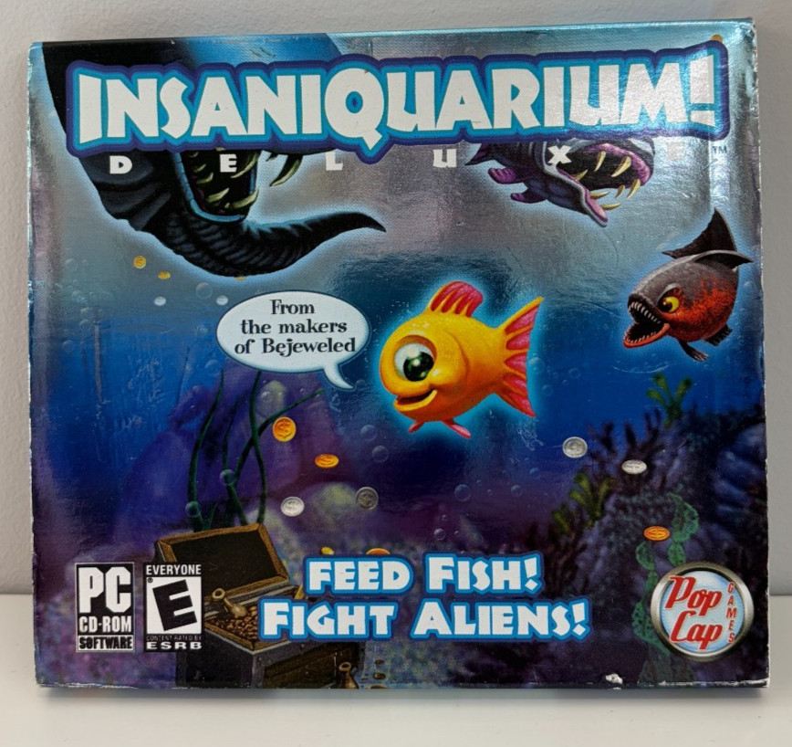 Insaniquarium Deluxe PC CD-ROM PopCap Games