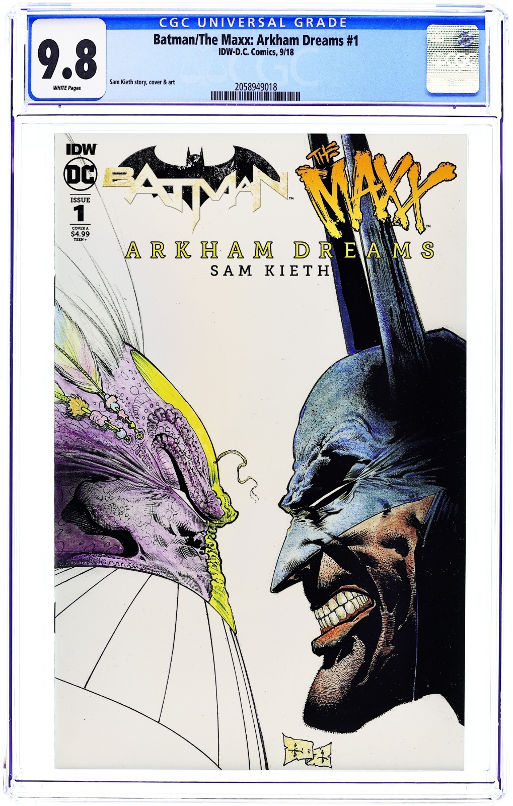 Batman/The Maxx: Arkham Dreams #1A - 2018 - CGC 9.8 - Sam Kieth