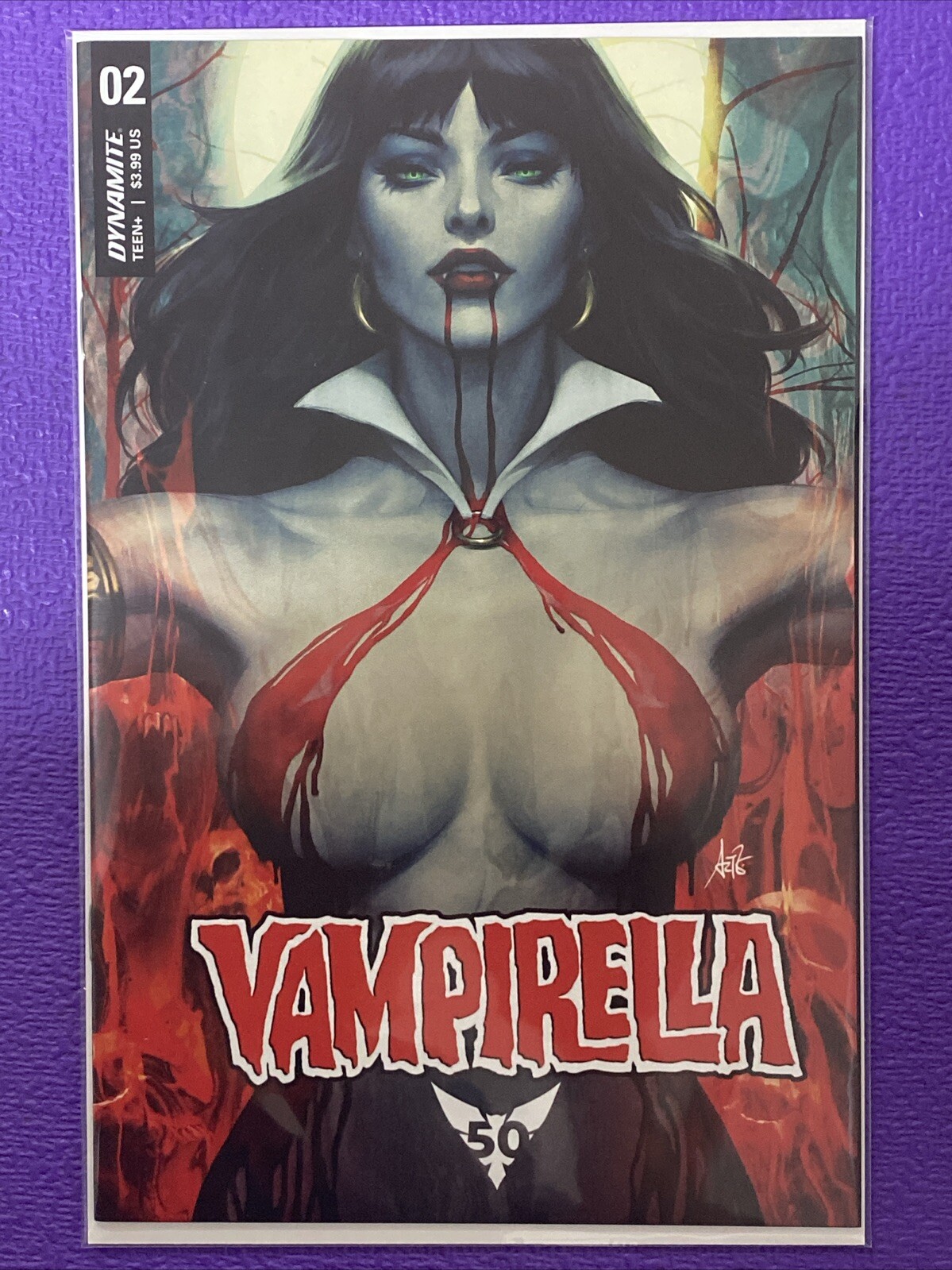 VAMPIRELLA #2 2019 DYNAMITE Comics Artgerm Variant
