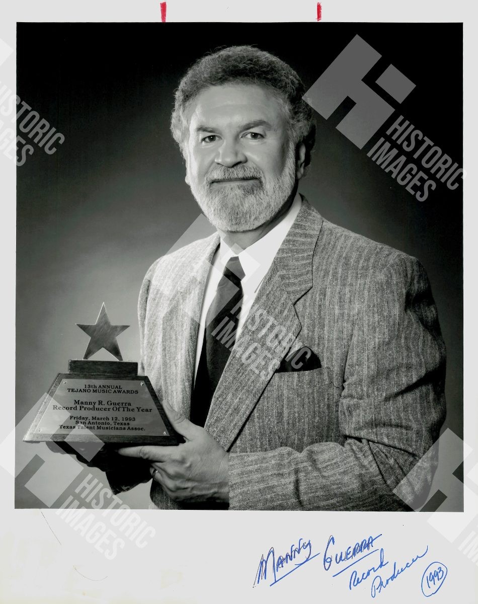 1993 Press Photo Manny R. Guerra Record Producer Tejano Music Awards