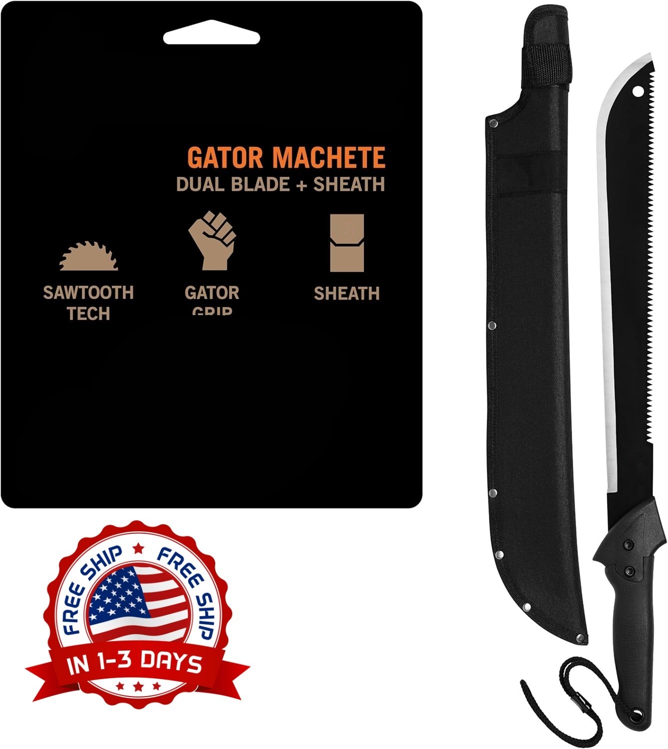 Machete de 25