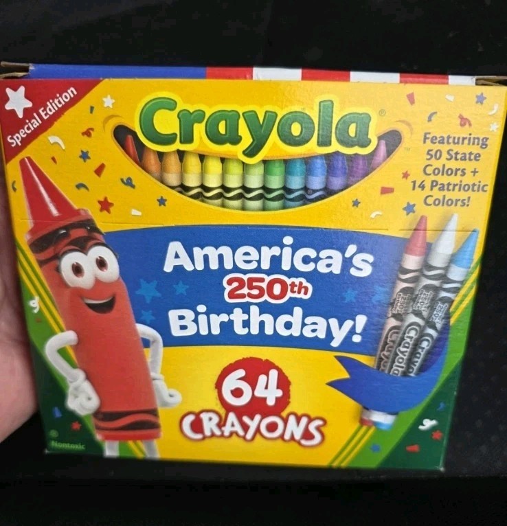 🔥 Crayola Crayons Special Edition 2026 America’s Birthday 250th Fast Ship