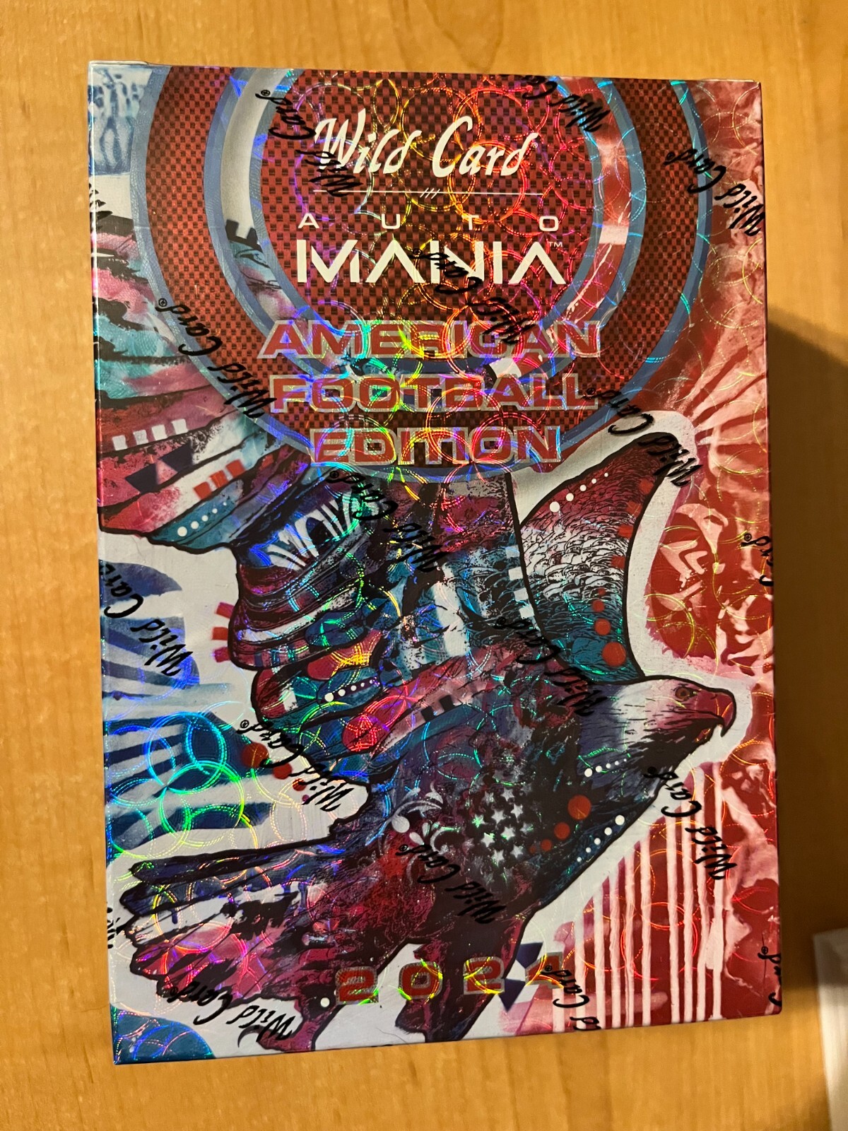 2024 Wild Card National Convention (1) Sealed  Automania Painted Eagle Jumbo Box