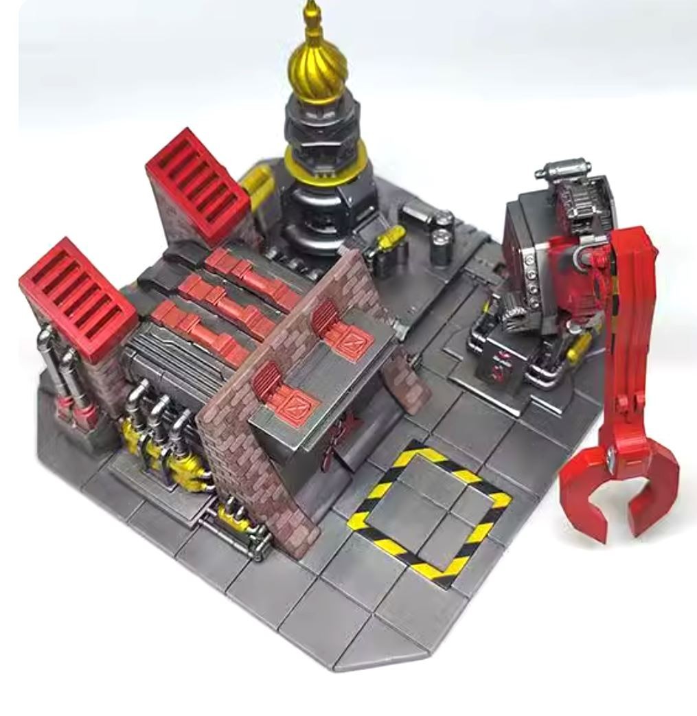 Red Alert 2 Inspired Soviet Construction Yard Resin Print