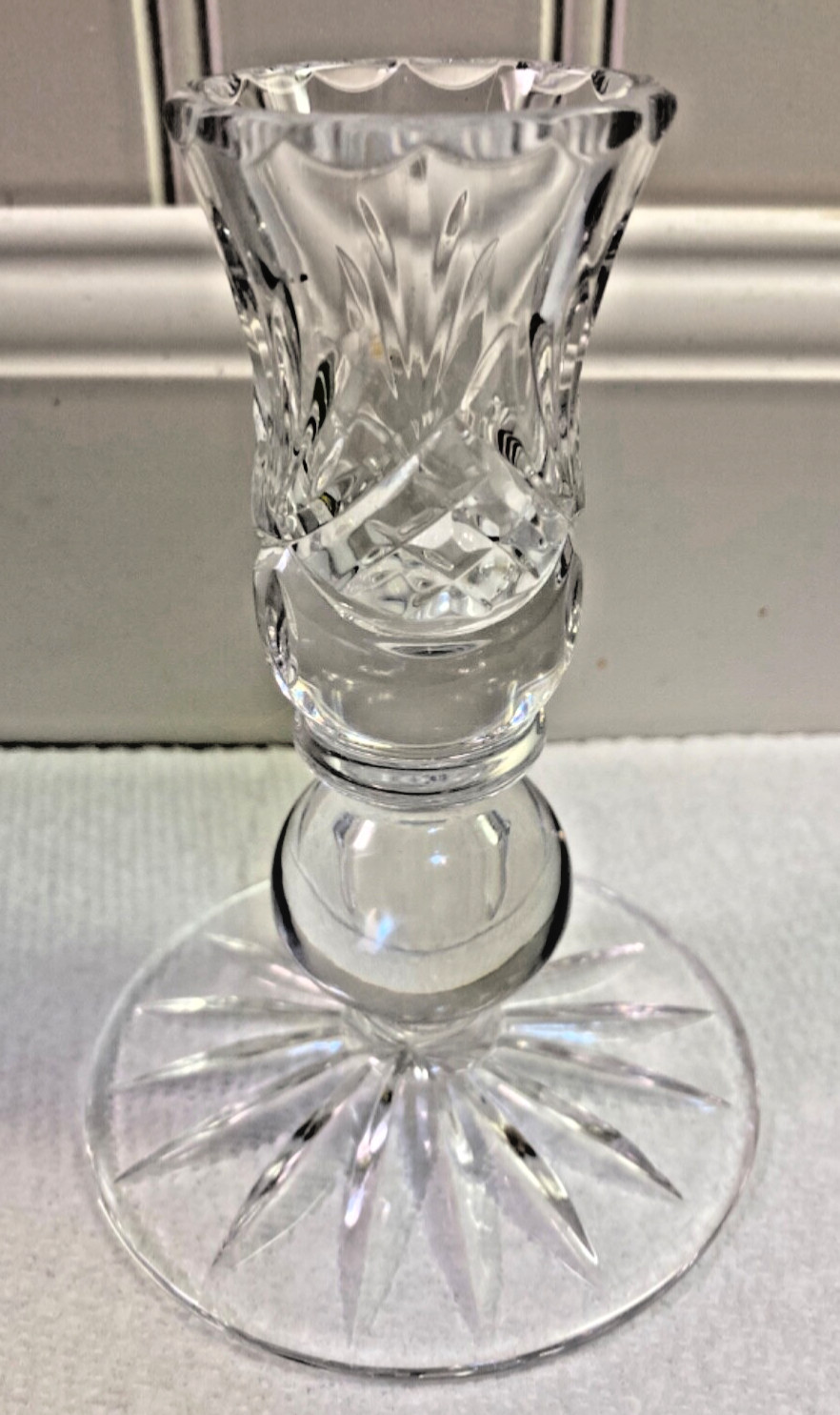 One Denby Crystal Candleholder
