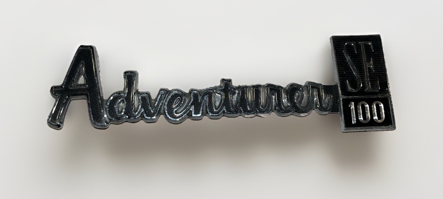 BN14 Dodge Adventurer SE 100 Fender Emblem Vtg 1977-80 #4033340 ADVENTURER SE100