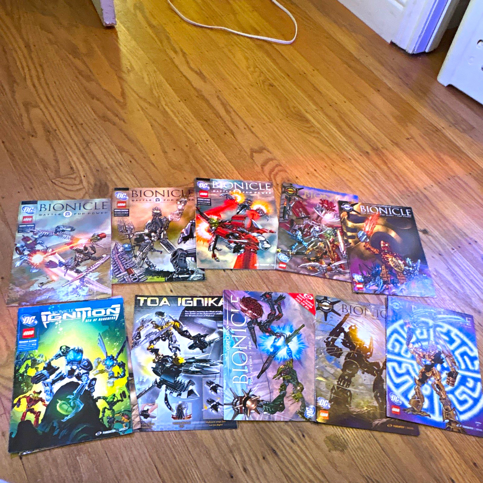 BIONICLE LEGO Comic Book & Graphic Novel Mixed Lot (10) Ignition Toa Ignika