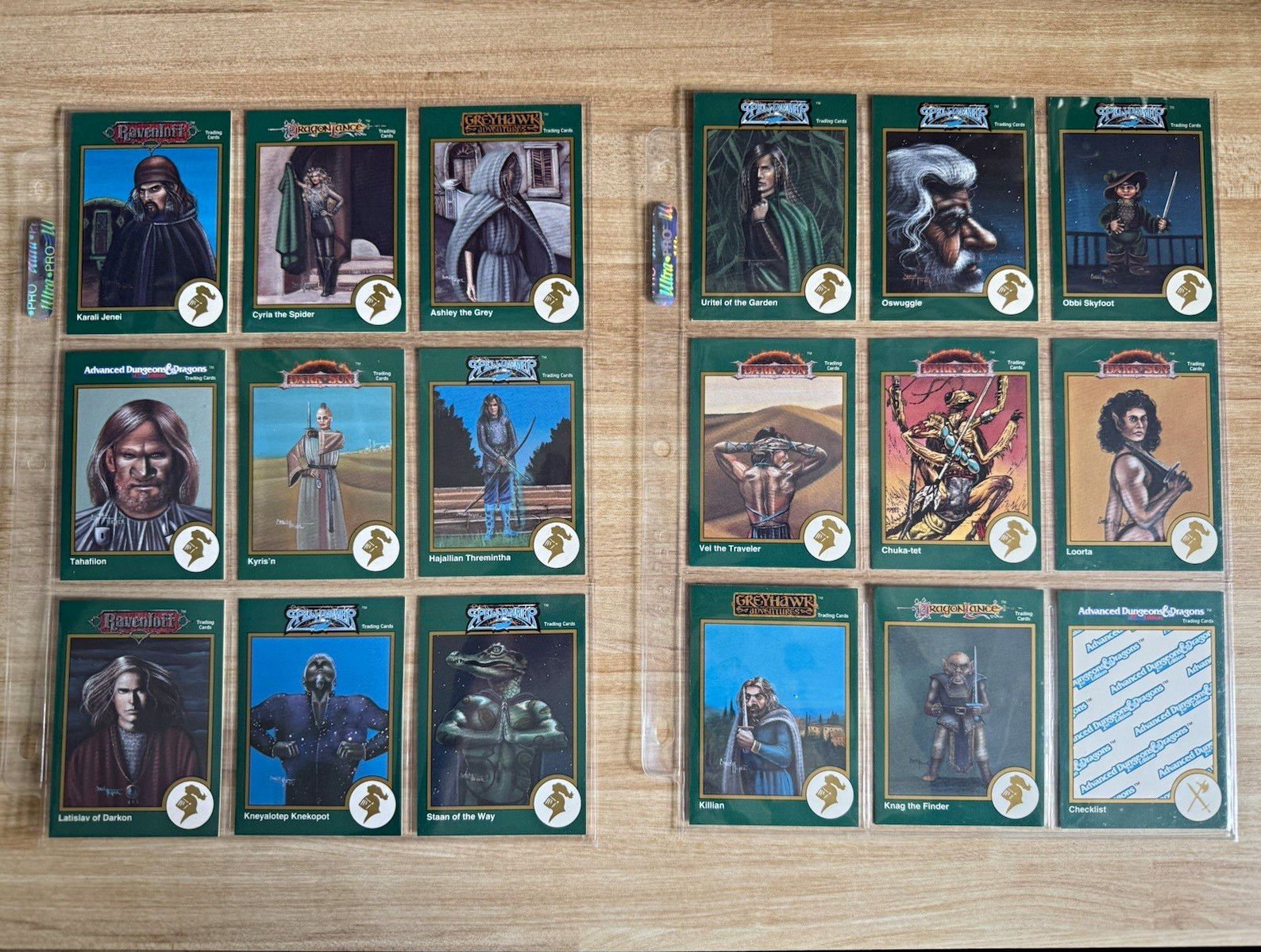TSR 1993 Advanced Dungeons & Dragons 2nd Edition Trading Cards