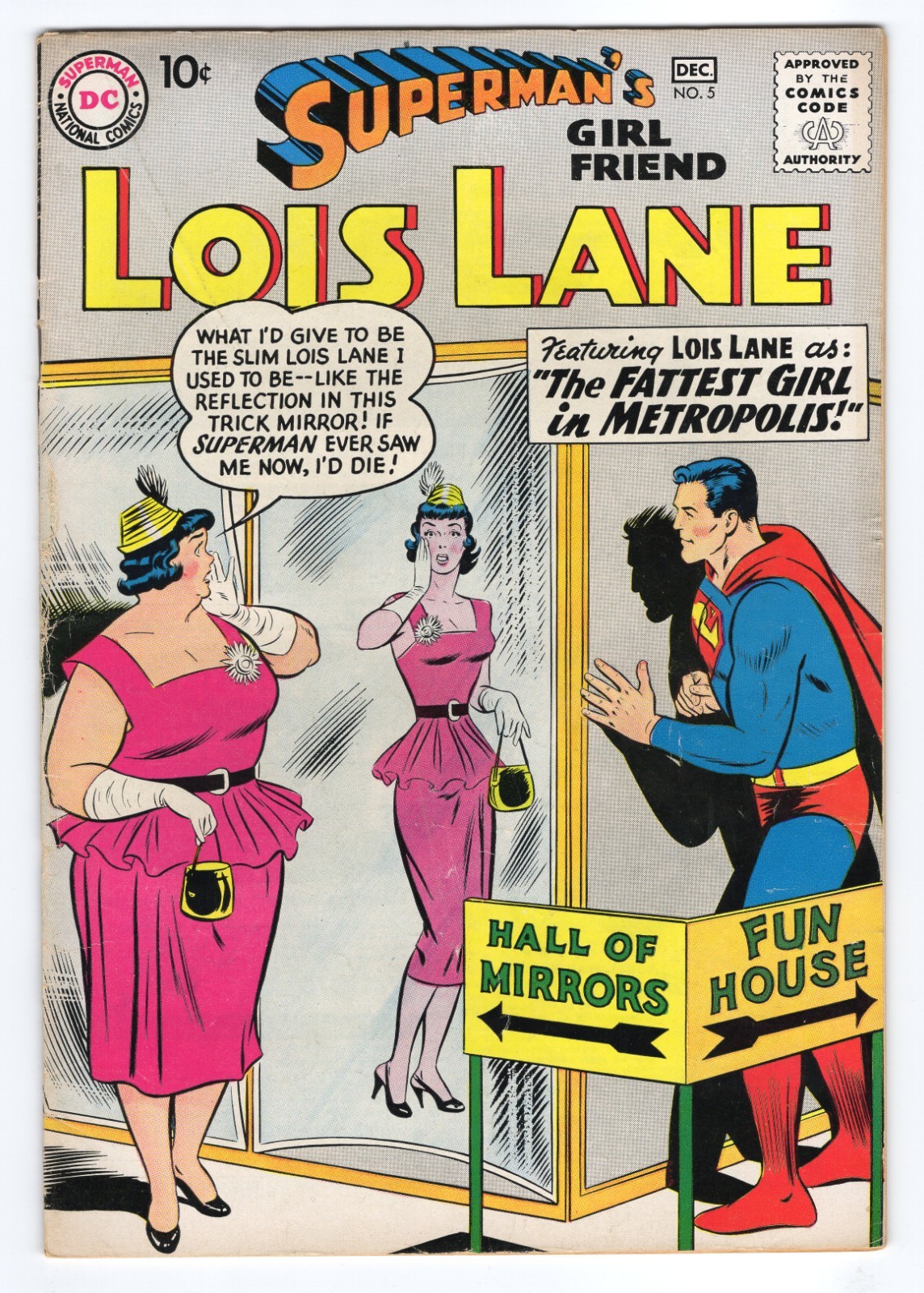 Superman's Girlfriend Lois Lane 5 1958 DC Comics VG+ 4.5 Jimmy Olsen Perry White